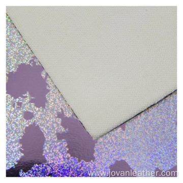 Faux Leather Glitter Artificial Synthetic Leather